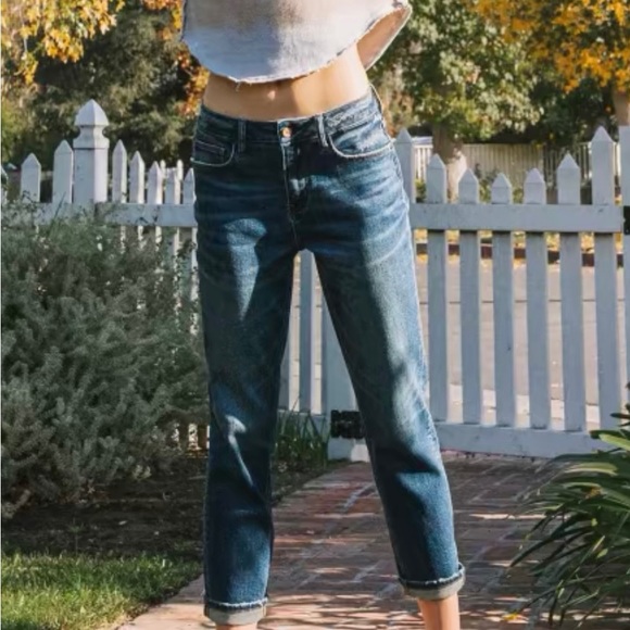 NWT Skeeter Cuffed Stretch Boyfriend Jeans - Picture 5 of 13